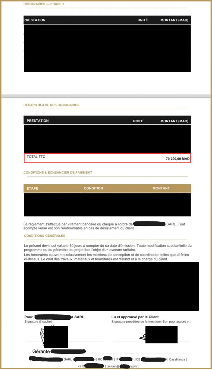 Devis projet villa Dolcinity — n°2